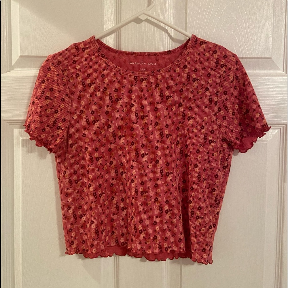 American eagle crop top; size large, but fits medium also